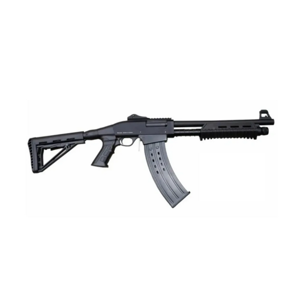 Sulun TAC SP-12 12g 3" Pump Action Spring Assist 15" Ghost Ring Sights Adjustable Stock Breacher & 5 Chokes 1 Five & 1 Ten Round Magazine