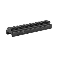 Adaptor Base, Picatinny to Picatinny, 0.5"/13mm Riser x 5" long