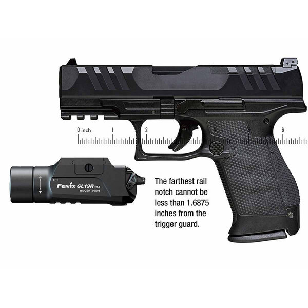 Fenix GL19R V2.0 Tactical Weapon Light 1200 Lumen 420 Meter