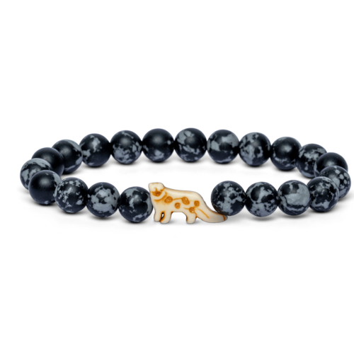 Fahlo The Ascent Snow Leopard Bracelet
