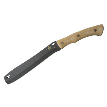 Buck Buck Compadre (Froe) Brown Handle Cobalt Gray Blade