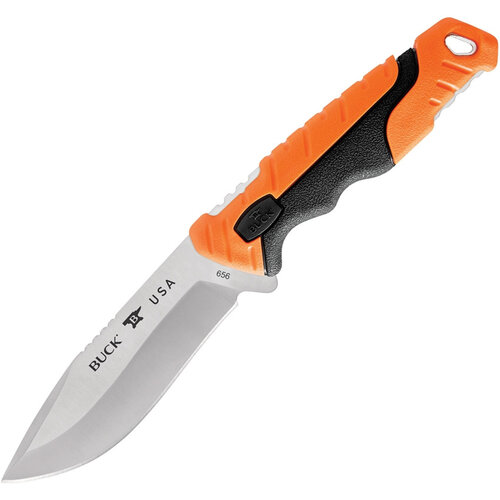 Buck Buck Pursuit Pro Large Folder Orange / Black Molded Handle