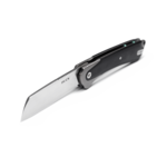 Buck Buck HiLine XL Gray / Black Micarta Frame Lock