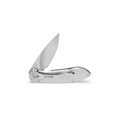 Buck Nobleman, Brushed Steel, Frame Lock Buck Nobleman, Brushed Steel, Frame Lock