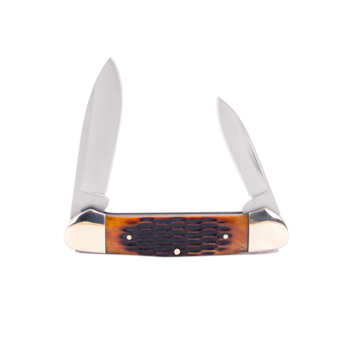 Buck Buck Canoe Brown Jig Bone Handle