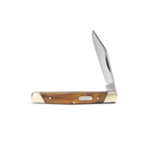 Buck Solo Folding Blade Wood Handle Brass Fittings