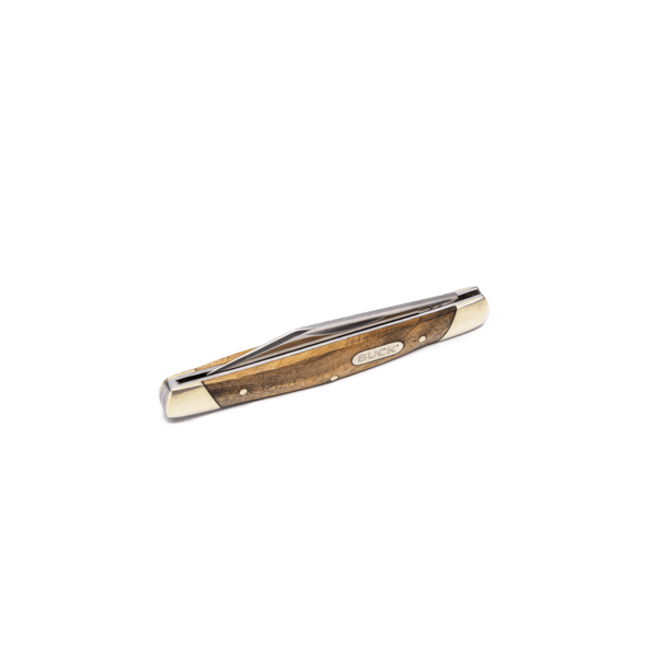 Buck Solo Folding Blade Wood Handle Brass Fittings