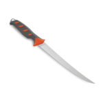 Buck Buck Hookset, 9" Freshwater Fillet , Orange/Gray Hdl, Sheath 13273