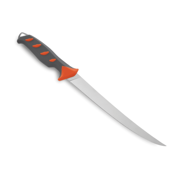 Buck Buck Hookset, 9" Freshwater Fillet , Orange/Gray Hdl, Sheath 13273