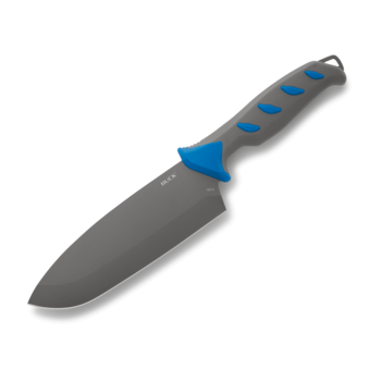 Buck Hookset, 6" Cleaver Blue/Gray Saltwater