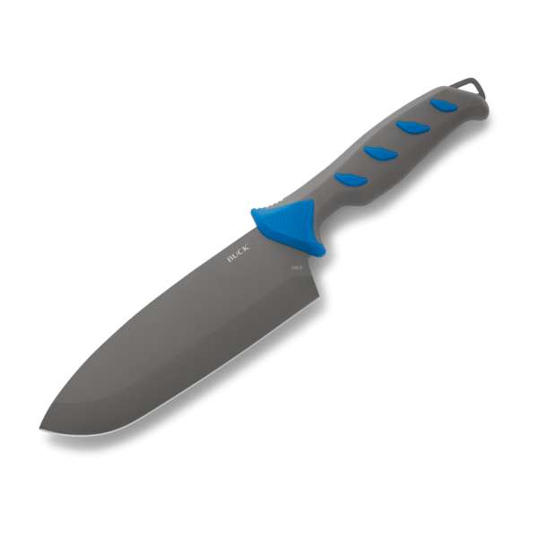 Buck Hookset, 6" Cleaver Blue/Gray Saltwater