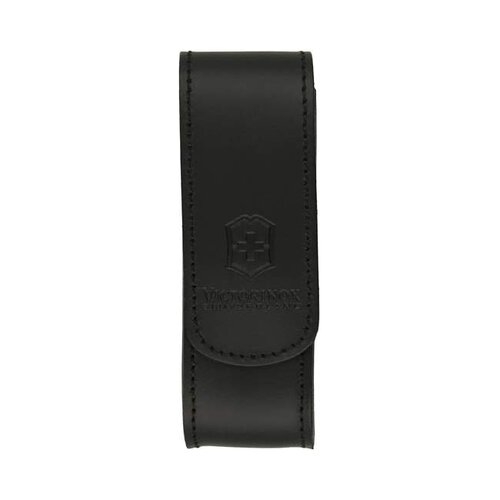 Victorinox Pouch Leather Clip Black Large