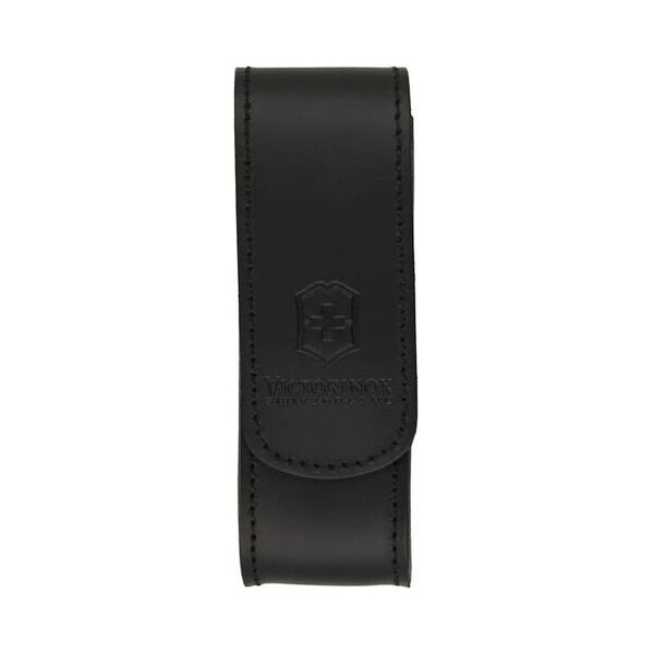 Victorinox Pouch Leather Clip Black Large