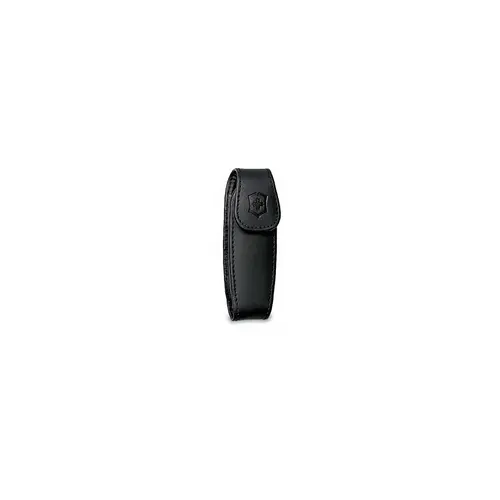 Victorinox Pouch Leather Clip Black Medium