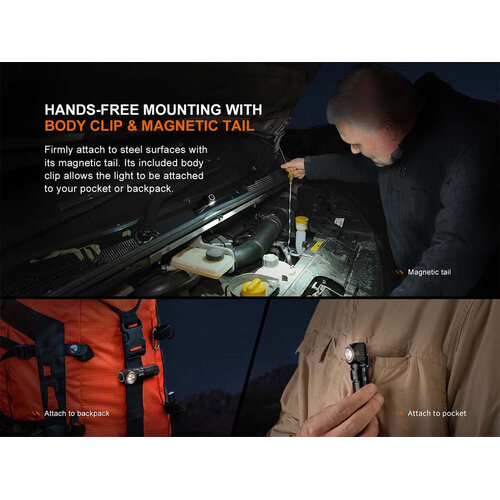 Fenix HM23 V2.0 300 Lumen Headlamp, Single AA Battery