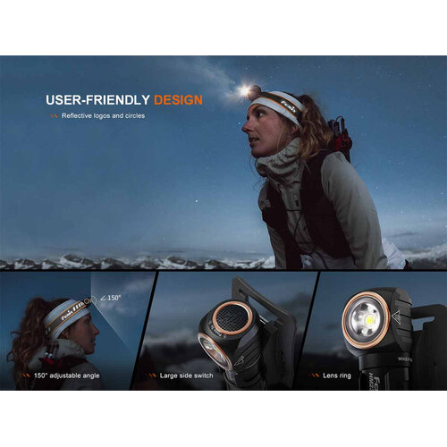 Fenix HM23 V2.0 300 Lumen Headlamp, Single AA Battery