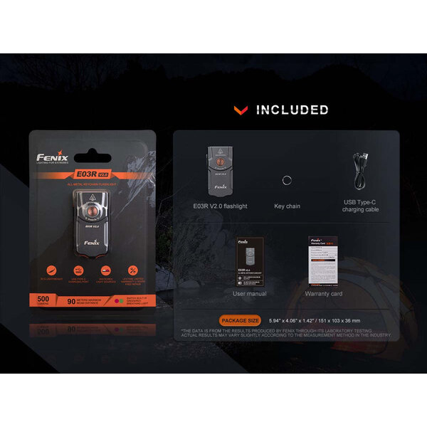 Fenix E03R V2.0 Blue