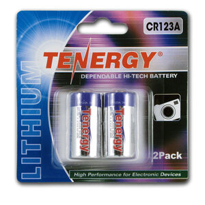 Fenix Lithium CR123A Battery, pair