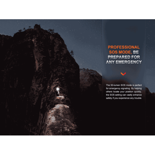 Fenix LD30R 1700 Lumen Flashlight with 3400 Battery