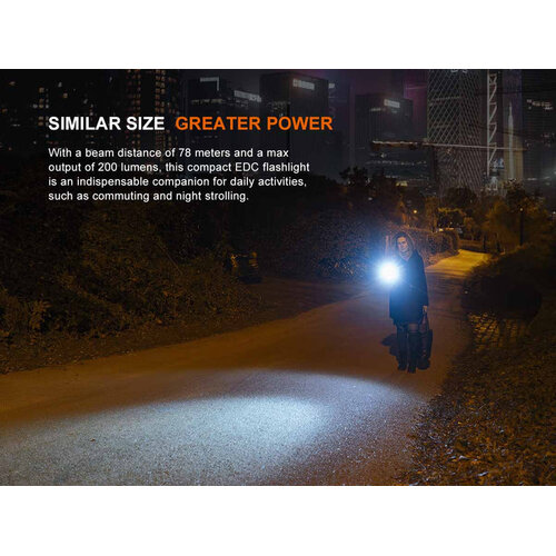 Fenix E12 V3.0 Portable EDC Flashlight