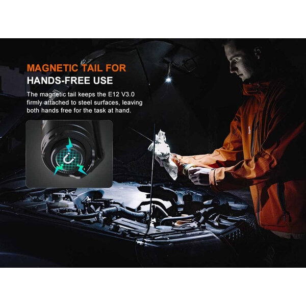 Fenix E12 V3.0 Portable EDC Flashlight
