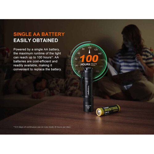 Fenix E12 V3.0 Portable EDC Flashlight