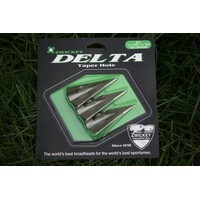 Delta Broadhead 2 Blade Taper Hole 5 Degree 11/32 135 gr 1 3/8" Glue On