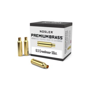 NOSLER Premium Brass 6.5 Creedmoor 50 Qty, #44824
