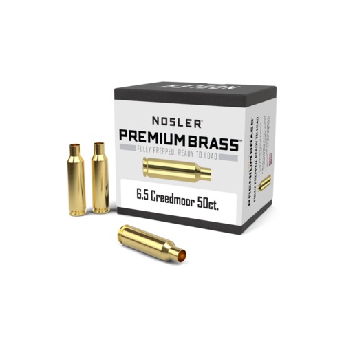 NOSLER Premium Brass 6.5 Creedmoor 50 Qty, #44824