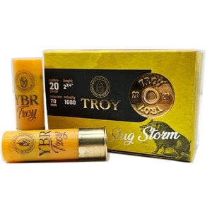 Troy 20ga 2 3/4" 3/4oz Slug Storm 1600 FPS 10 Rounds