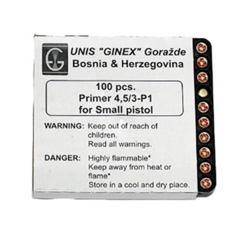 Ginex Primers, 100 Qty