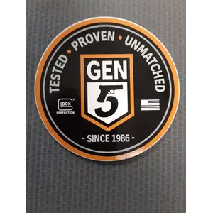 Glock Gen 5 Tested Sticker