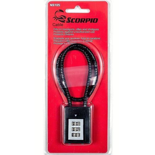 Scorpio Cable Combination Lock