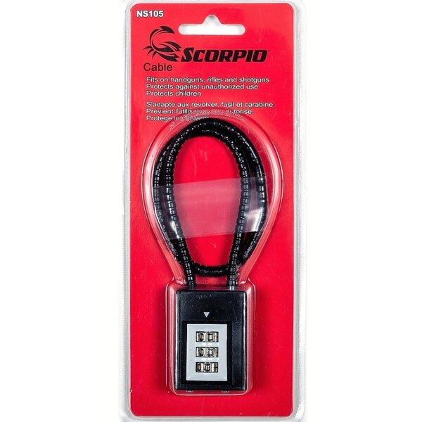 Scorpio Cable Combination Lock