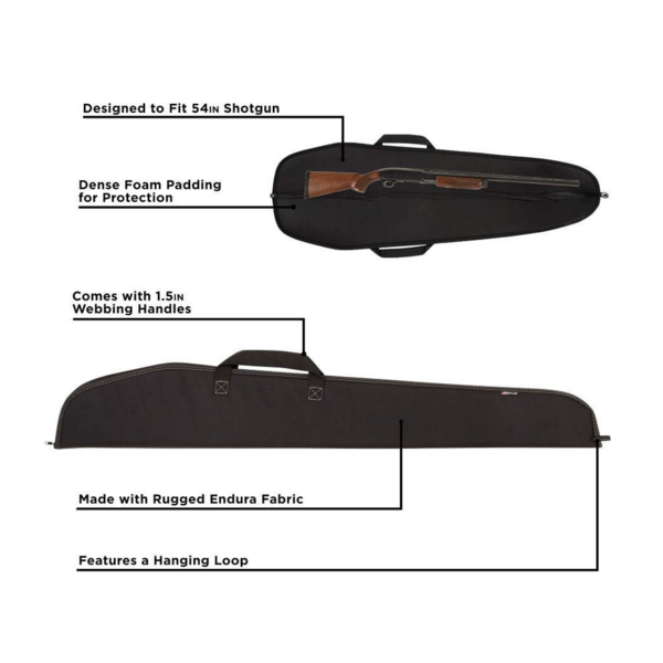 Allen 54" Shotgun Case Durango, Black, Allen