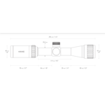 Hawke Vantage 2-7x32 AO Mil Dot Reticle