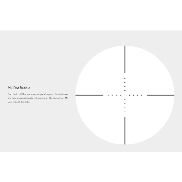 Hawke Vantage 2-7x32 AO Mil Dot Reticle