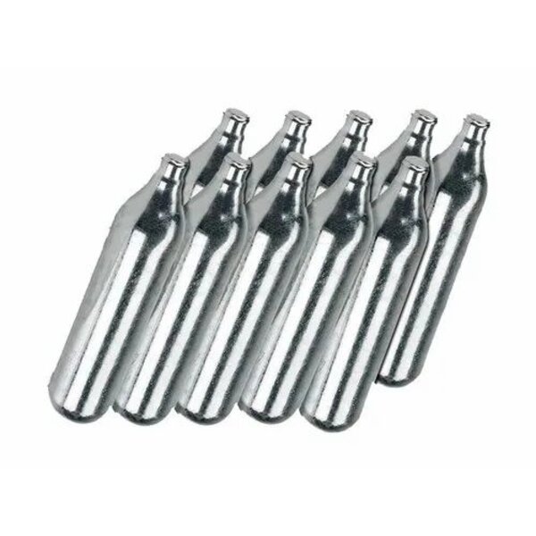 Pallas Ten Bulk CO2 Cylinders, 12 gram, 10 Cylinders, Pallas
