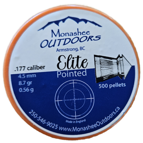 Angler's Distribution .177 Pointed Pellets 500 Elite