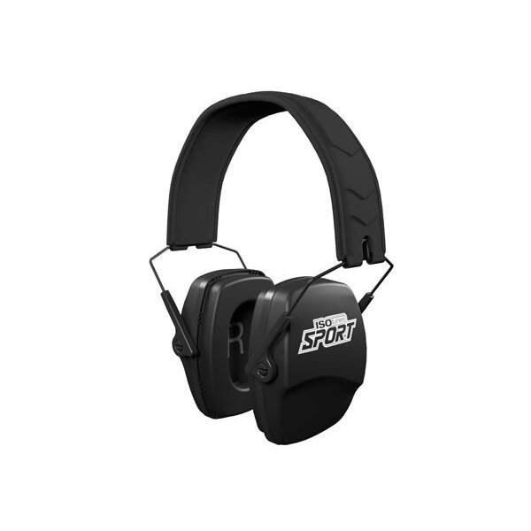 ISOtunes DEFY Slim Passive Tactical Earmuffs, 23 NRR - Black