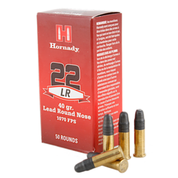 Hornady 22LR 40gr. Lead Round Nose Varmint Express 1070 FPS 50 Rounds