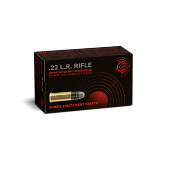 GECO 22 LR Rifle 40 gr LRN 1083 FPS Brick of 500 Rounds (10 boxes of 50 Rounds)