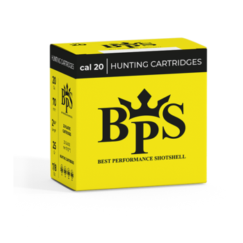 BPS Best Performance Shotshell 20ga 2 3/4" #6 7/8oz (25gr) 25 Rounds