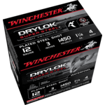 Winchester 12 Gauge Super X  3", 1400 FPS, 1 1/4 oz, #4 Drylok Super Steel Magnum Plated Steel Shot