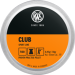 RWS RWS Club .177 Pellets, 7.0gr, 500 count