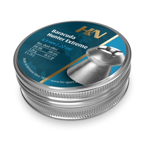 H&N H&N Sport Baracuda Hunter Extreme .22 caliber Pellets 5.5mm 18.52gr 200 count