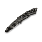 Buck Bones Serrated Skeletonized Tiger Stripe Folding