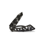 Buck Bones Serrated Skeletonized Tiger Stripe Folding