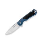 Buck Buck Stinger Folder Blue Anodized Handle Carbon Inlay