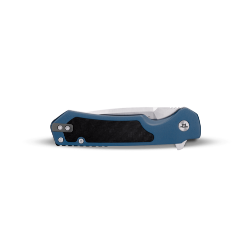 Buck Buck Stinger Folder Blue Anodized Handle Carbon Inlay Buck Buck Stinger Folder Blue Anodized Handle Carbon Inlay